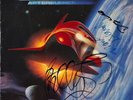 ZZ TOP Afterburner, FULLY SIGNED Vinyl LP Billy Frank Beard Eliminator AUTOGRAPH