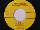 BOBBY LOLLAR: Bad Bad Boy / If It Wasn't For You 45 (repro) Rockabilly