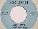 LEON DAVIS I Think They Call It Love / Let It Show 45 modern soul VG++ 7” HEAR
