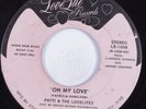 Crossover Soul 45 PATTI & LOVELITES Oh My Love LOVELITE HEAR