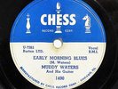 MUDDY WATERS-EARLY MORNING BLUES /SHE MOVES ME ON CHESS BLUES 78RPM