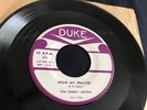 THE CHORA' LEETERS Hear My Prayer / I've Got To Run On   RARE gospel 45 DUKE 214
