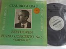 BEETHOVEN PIANO CONCERTO NO.5. CLAUDIO ARRAU. STEREO LP (COLUMBIA SAX 2297)