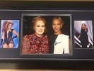Beyonce & Adele Hand Signed/Autographed  Photo with postcards & COA
