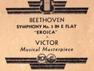 126gg.  Serge Koussevitsky - Symphony #3 (Eroica) (Beethoven) - Victor M-263