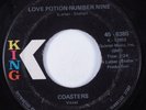 Northern Soul 45 COASTERS Love Potion Number Nine KING HEAR