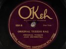 78 RPM --  Original Tuxedo Jazz Orch./Clarence Williams Bl 5, Okeh 8215, E- Jazz