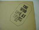 THE WHO LIVE AT LEEDS TRACK UK FIRST BLACK STAMP ALL 12 CORRECT INSERTS POSTER