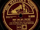 FRED ASTAIRE & ORCH. LEO REISMAN  Night and day / I've got you on my mind  S6533