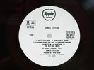 JAMES TAYLOR SAME APPLE AP-8618 Japan Promo Red Vinyl LP