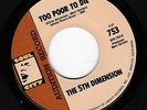 Northern Soul The 5th Dimension Too Poor To Die Soul City  Demo + Picture Cover