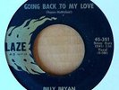 BILLY BRYAN (GENE PITNEY) - GOING BACK TO MY LOVE - BLAZE 45 - 1959