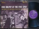 ERIC DOLPHY At The Five Spot Vol.1 LP NEW JAZZ 8260 Booker Little Mal Waldron