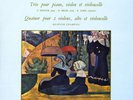 RAVEL Piano Trio, SQ ERLIH DEVY Violin HELFFER Piano ALBIN Cello CHAMPEIL SQ LP