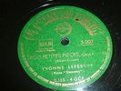 YVONNE LEFEBURE / ROUSSEL /   LE CHANT DU MONDE 78 rpm