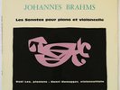 HENRI HONEGGER & NOEL LEE BRAHMS CELLO SONATAS VALOIS ED.1 STEREO MB 472 NM