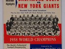 NATIONAL BOHEMIAN: COLTS vs. GIANTS NFL Football beer BALTIMORE 45 record RARE