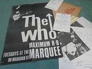 THE WHO LIVE AT LEEDS MARQUEE POSTER 12 X INSERTS COMPLETE RED STAMP TOWNSHEND