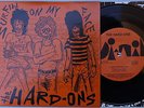 Hard Ons Surfin on my face '85 VINIL punk pop 45 insert Ray Ahn art