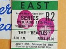 THE BEATLES - CONCERT TICKET STUB MAPLE LEAF GARDENS WITH ORIGINAL ENVELOPE 1966