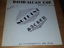 THE DAVID ALLAN COE BAND - NOTHING SCARED LP RECORD EX VINYL DAC 0002 RARE