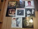 DAVID BOWIE 8 VINYL LP RECORDS. HUNKY DORY, ALADDIN SANE, YOUNG AMERICANS  ETC