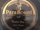 Paramount 12541 (Blind) LEMON JEFFERSON Rambler Blues  78 rpm 1927 E+ Blues