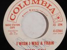 CAROL HALL popcorn 45 COLUMBIA I Wish I Was A Train, Beat Beat Click CLick Tap T