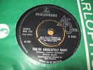 STEVE ALDO You're absolutely right UK Parlophone MOD DANCER NORTHERN SOUL