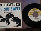 The Beatles Original 45 RPM Record + Rare Sleeve Ain't She Sweet Atco 6308