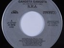 Rap Hip Hop 45 N.W.A Gangsta Gangsta RUTHLESS HEAR