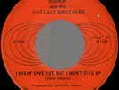 BISHOP & WALLACE BROTHERS Might Give Out But Won't Give Up MOD SOUL FUNK 45 hear