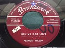 Hear Rare Rockabilly 45 : Peanuts Wilson   Cast Iron Arm   Brunswick 55039