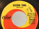Popcorn Soul Mod R&B 45 Tennessee Ernie Ford Sixteen Tons Swirl Capitol HEAR