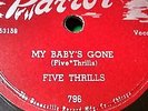 Rare Doo Wop  by Five Thrills Parrot 78 #796  Feel So Good/My Baby's Gone
