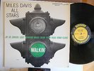 Miles Davis All Stars Walkin' Thompson-Silver Prestige DG yellow Bergenfield RVG