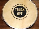 MARC BOLAN & T REX   RARE TRUCK OFF TAMBOURINE   ZINC ALLOY CONCERT TOUR 1974