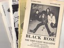 BLACK ROSE The Thin Lizzy Magazine | 4 Fanclubhefte Fanzines 1989 + 1991