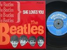 THE BEATLES EP MADE IN PORTUGAL 45 PS 7 *SHE LOVES YOU*