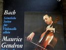 PHILIPS HI-FI STEREO 835 272/74 ED1 BACH CELLO SOLO SUITES MAURICE GENDRON/ PLUM