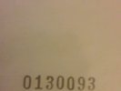 Low Number  The Beatles white album 1968 VG+