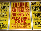 Adonis Frankie Knuckles Lil Louis Marshall Jefferson Phuture Ron Hardy Posters