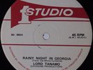 LORD TANAMO, THE SILVERTONES: Rainy Night Georgia STUDIO 1 Jamaica Reggae 12
