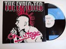 THE EXPLOITED ON STAGE LIVE 1981 EX+/EX+ VINYL Rare Punk Oi KBD