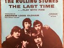 Rolling Stones - The Last Time / Play With Fire single w/ Picture Sleeve - RARE
