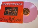 Sheer Terror - Just Can't Hate Enough LP  PINK WAX ORIGINAL NYHC