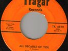 NORTHERN SOUL - TEE FLETCHER - ALL BECAUSE OF YOU - TRAGAR  