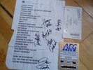 THE SPECIALS - FULLY SIGNED GIG SET LIST PLUS GUEST PASS & TICKET - SKA TWO TONE