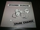 VERY RARE LP SPOONER OLDHAM Spare Change AVI 6120 1982 WHITE PROMO VINYL HTF OOP