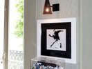 Junichi Masuda Pokemon Banksy stencil, pochoir oeuvre originale vinyl